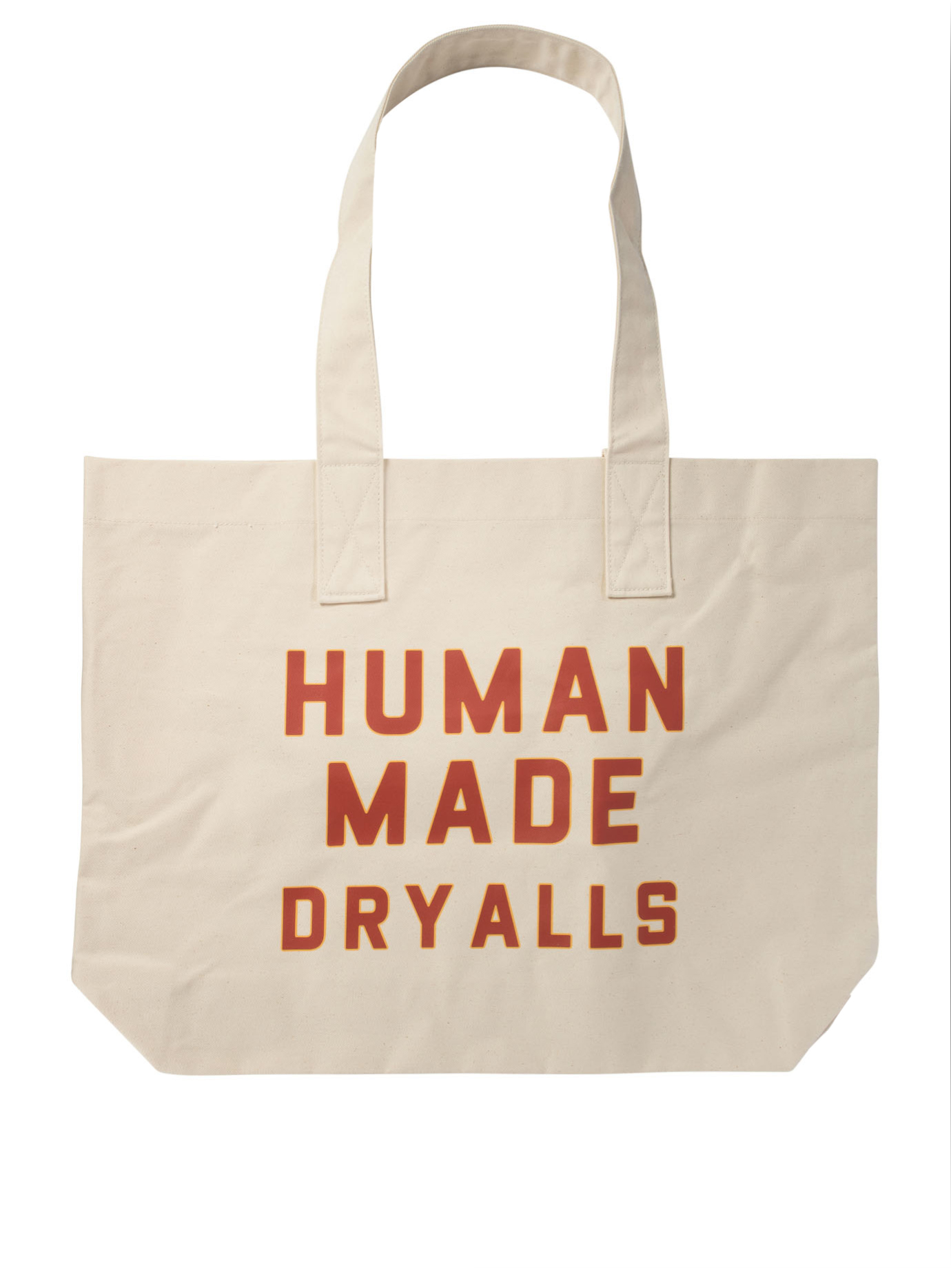 HUMAN MADE White Canvas tote bag